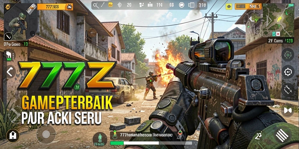 Gameplay seru di 777ZX dengan aksi tembak-menembak yang intens.