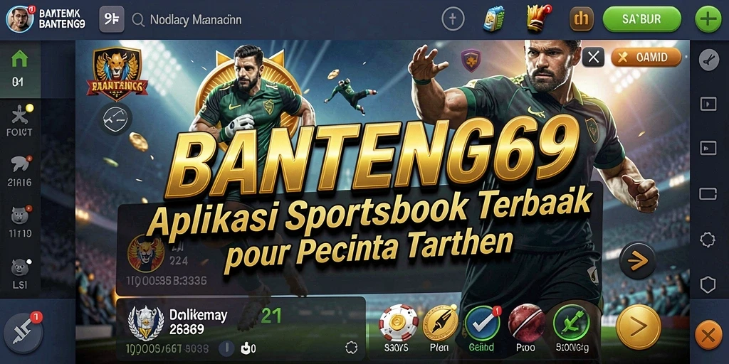 Tampilan gameplay Sportsbook yang menarik dan interaktif di BANTENG69.