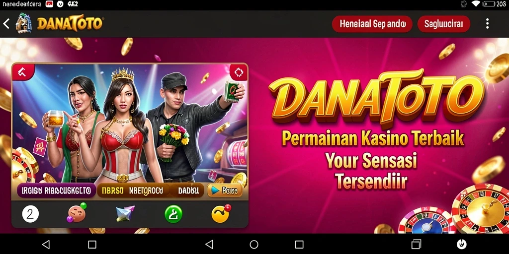 Tangkapan layar gameplay yang menampilkan aksi kasino yang mendebarkan.