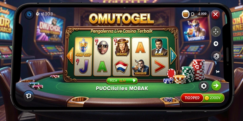 Tampilan gameplay interaktif dan dealer profesional di OMUTOGEL.