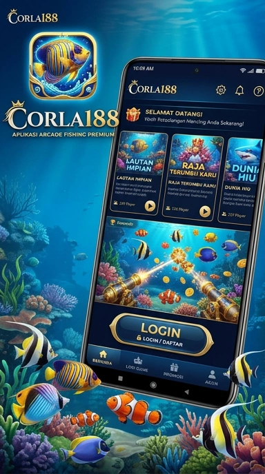 Tampilan aplikasi corla188 yang user-friendly.